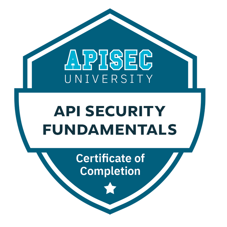 API Security Certified Badge
